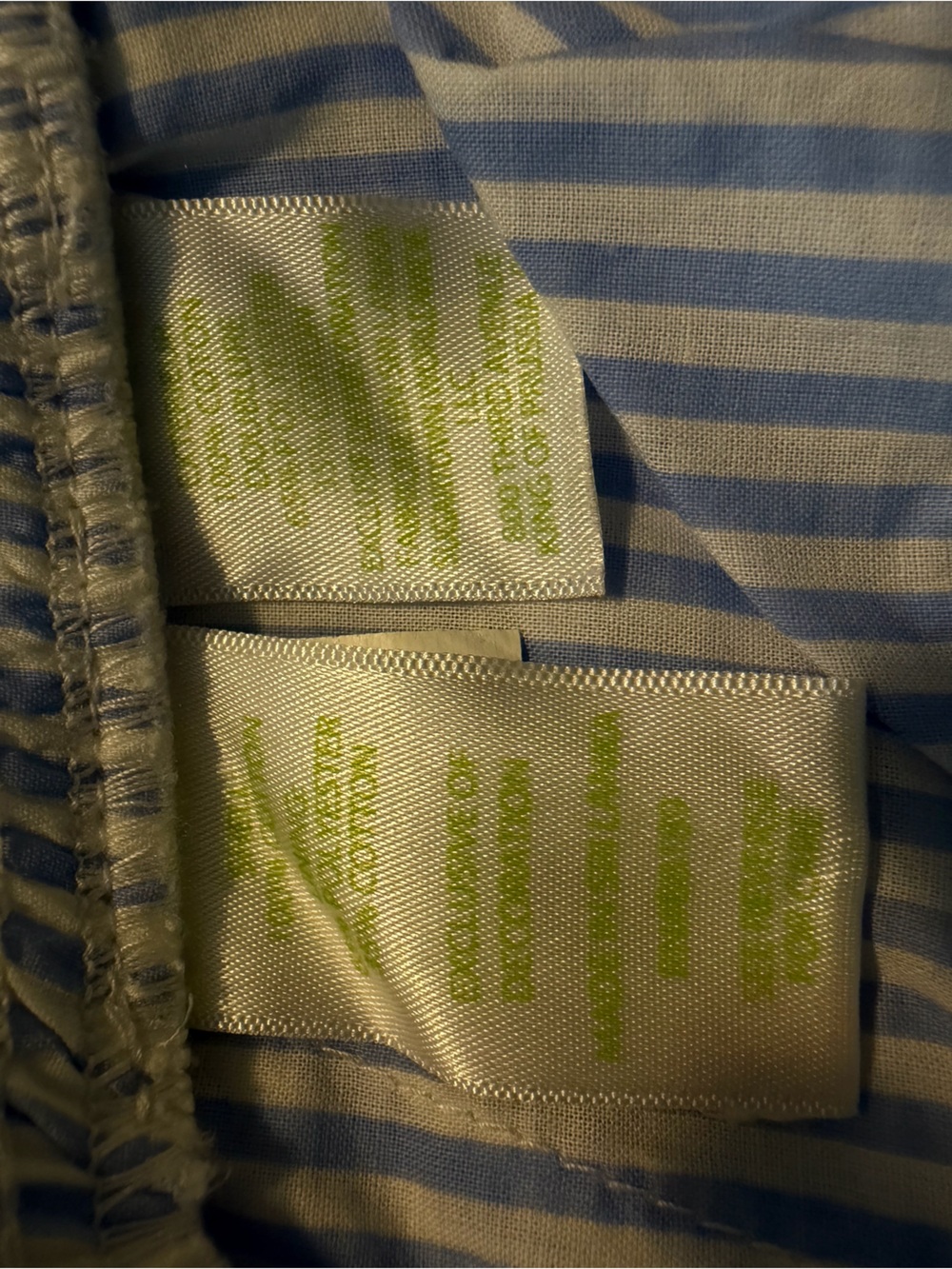 Lilly Pulitzer Katia Seersucker Shorts Blue Peri Swizzle Stripe Sz XXS - Picture 8 of 9